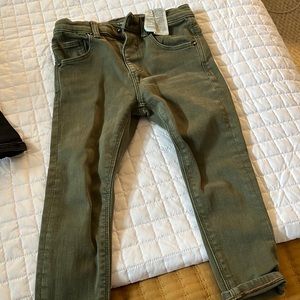 Zara green skinny Jean
